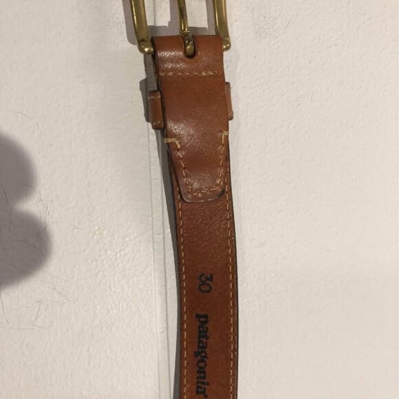 Vintage Patagonia Leather Money Belt Size 30 Approx. 3/4" Wide - Picture 6 of 8